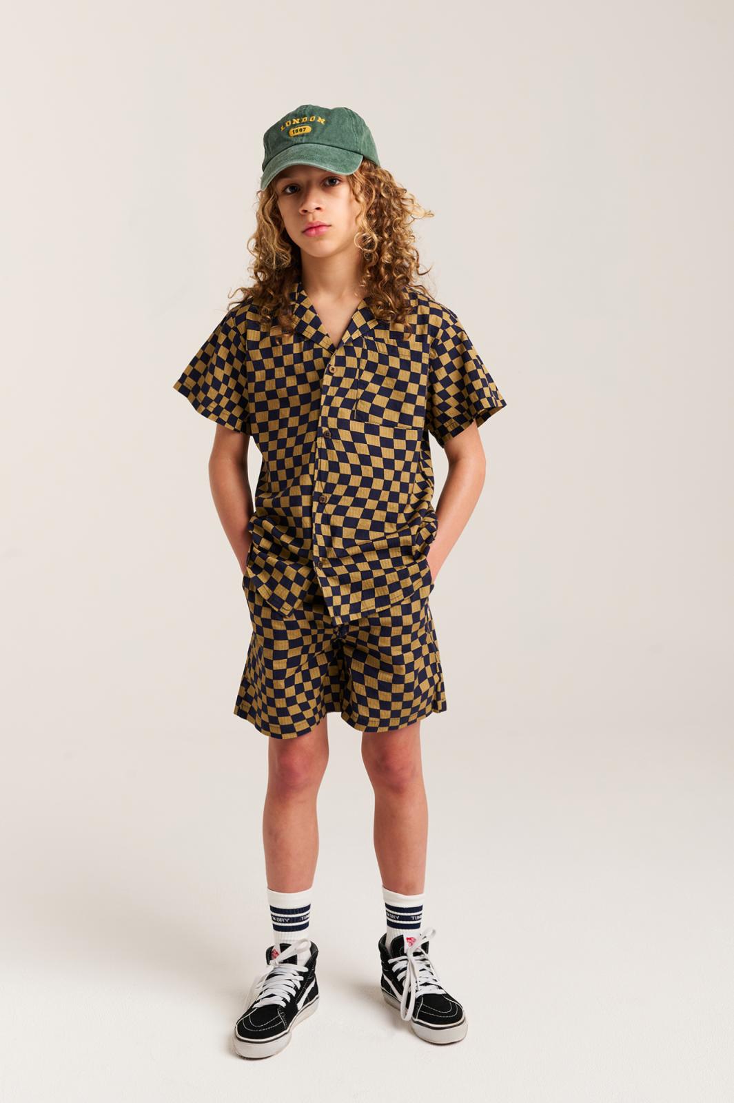 Vieux Baucau Check Shorts -Tumble 'n Dry