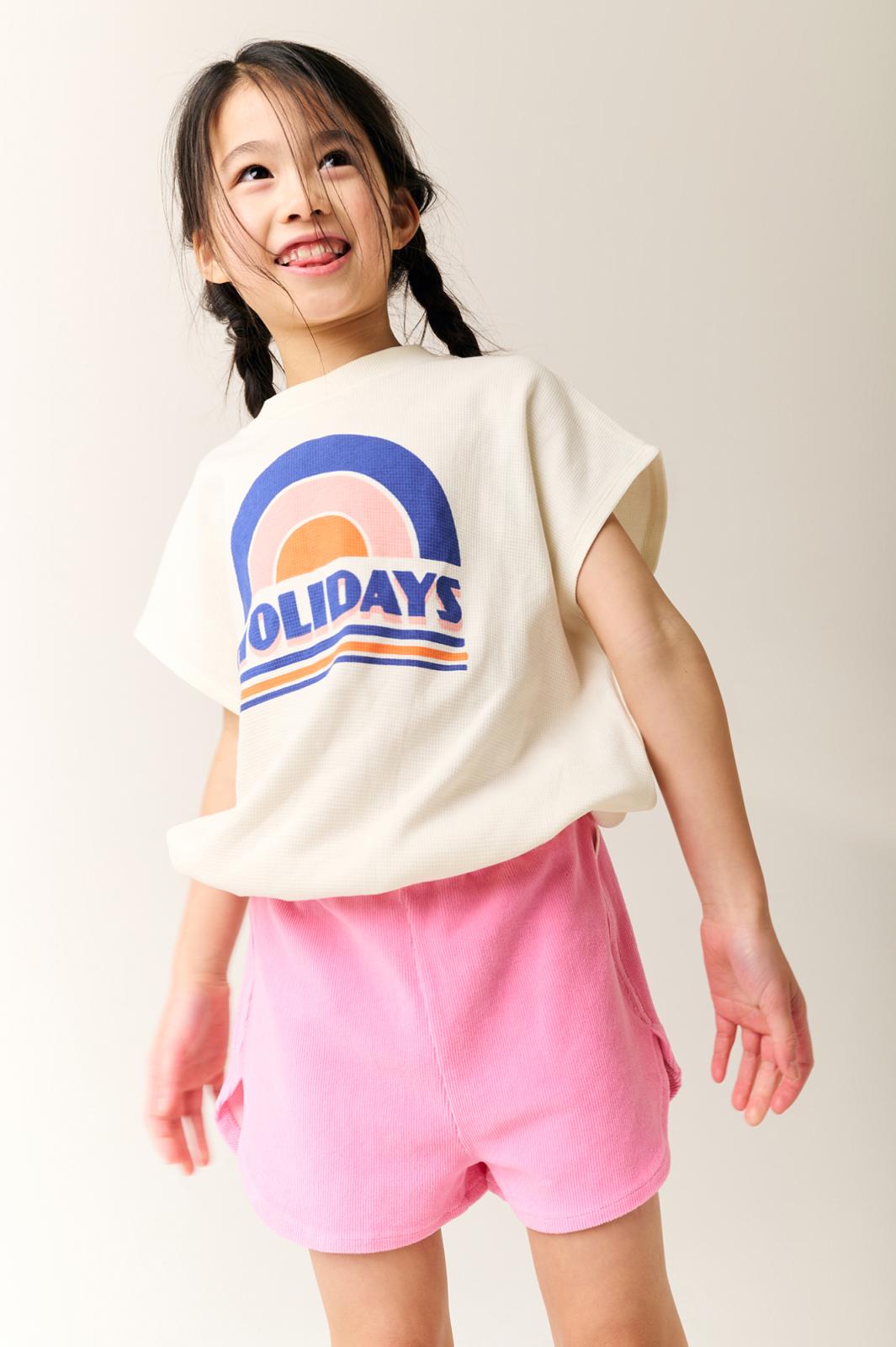 Puerto Rico Shorts Girls Mid -Tumble 'n Dry