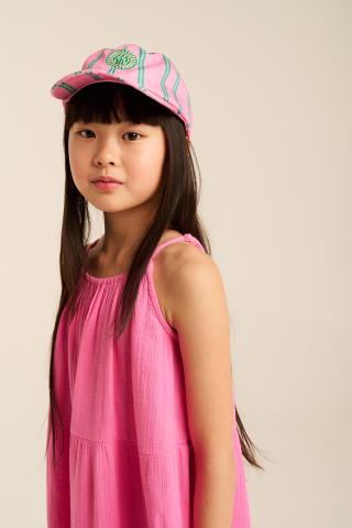 Striped Cap -Tumble 'n Dry