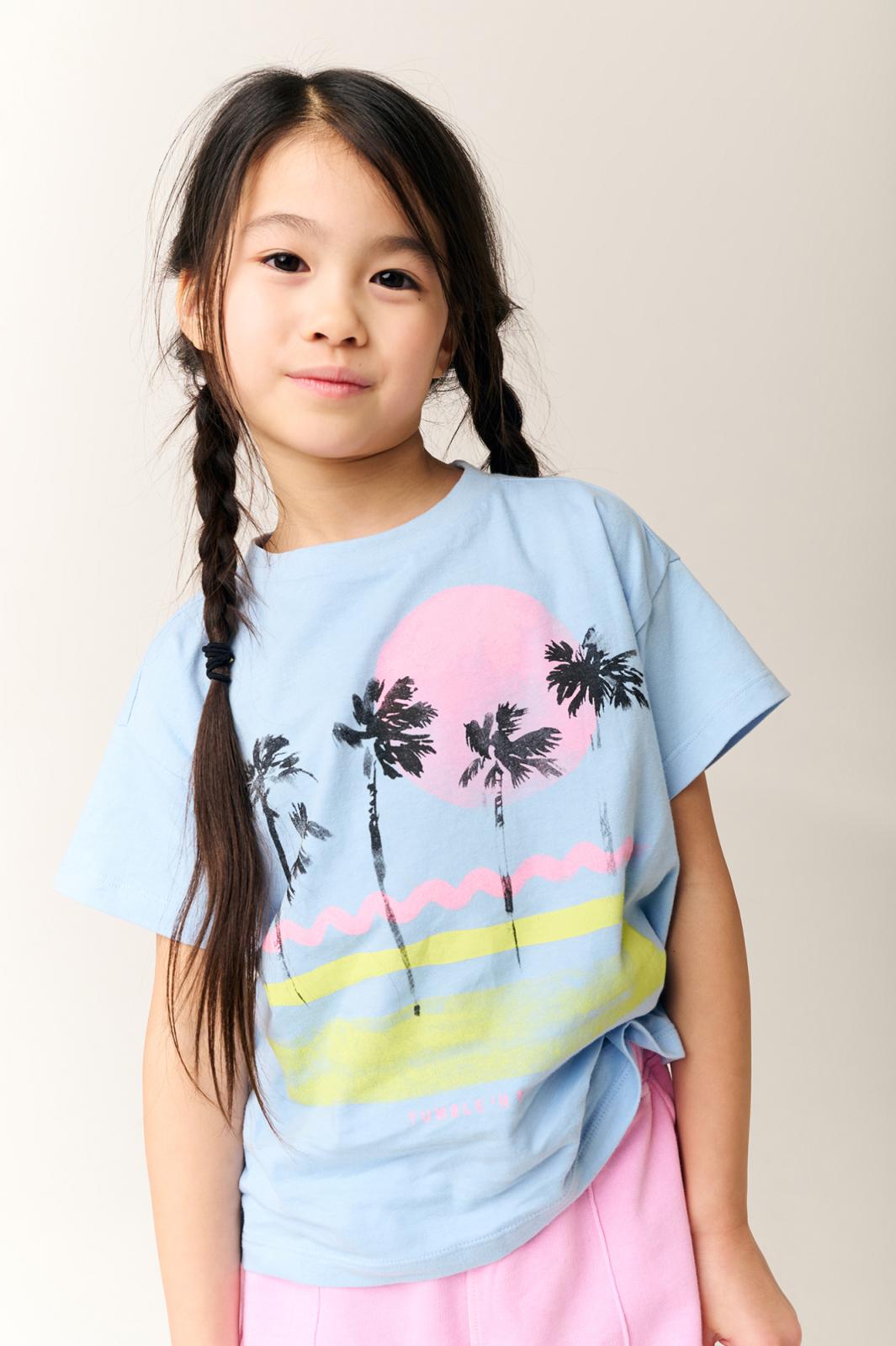 Costa Rica T-Shirt Girls Mid -Tumble 'n Dry