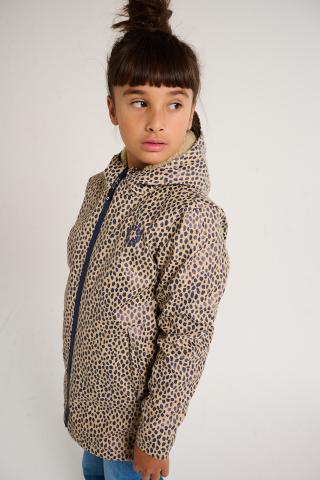 Noraino printed Rain coat Girls Mid -Tumble 'n Dry