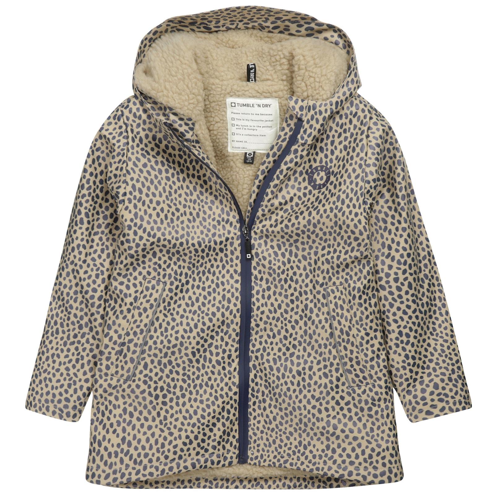 Noraino printed Rain coat Girls Mid -Tumble 'n Dry