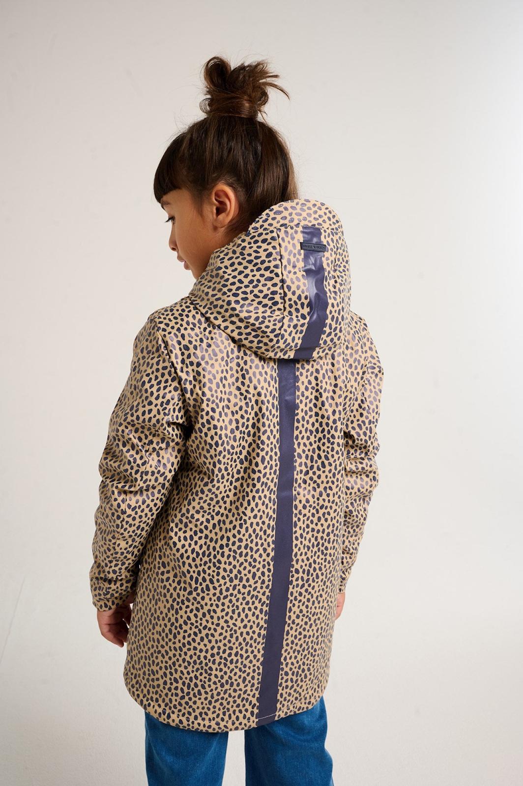 Noraino printed Rain coat Girls Mid -Tumble 'n Dry