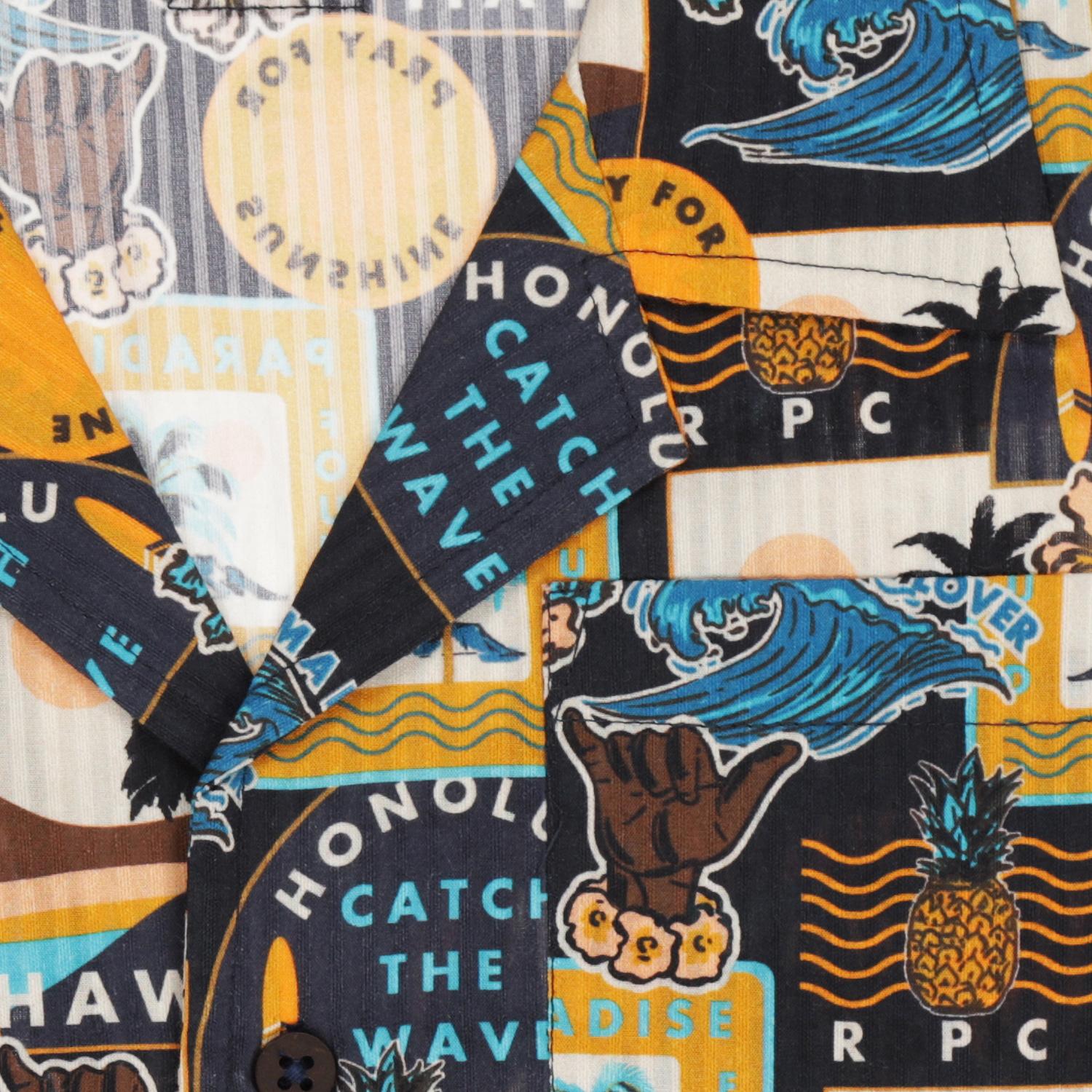 Lacanau Palm Shirt -Tumble 'n Dry