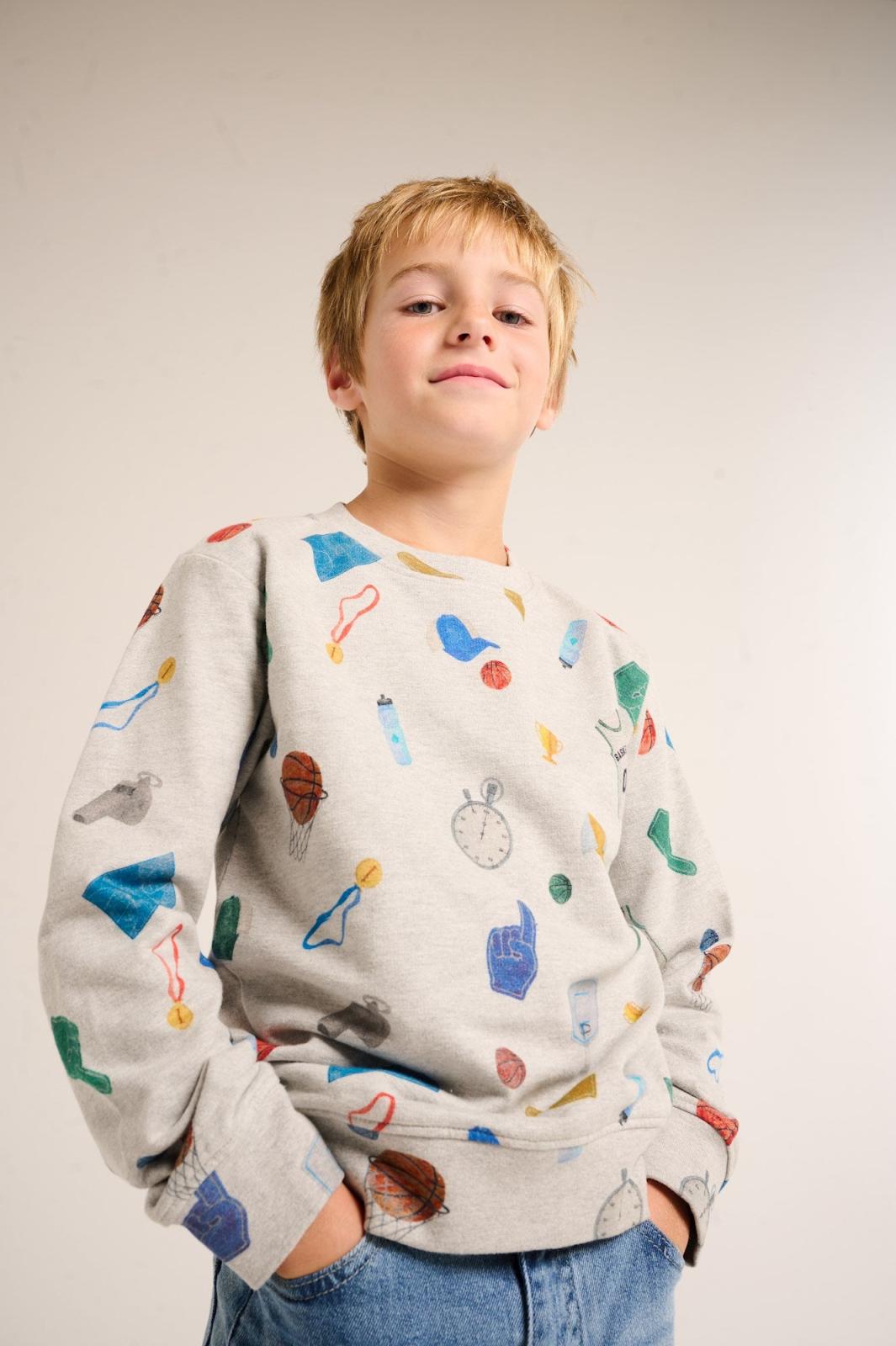 Sport Sweatshirt Boys Mid -Tumble 'n Dry