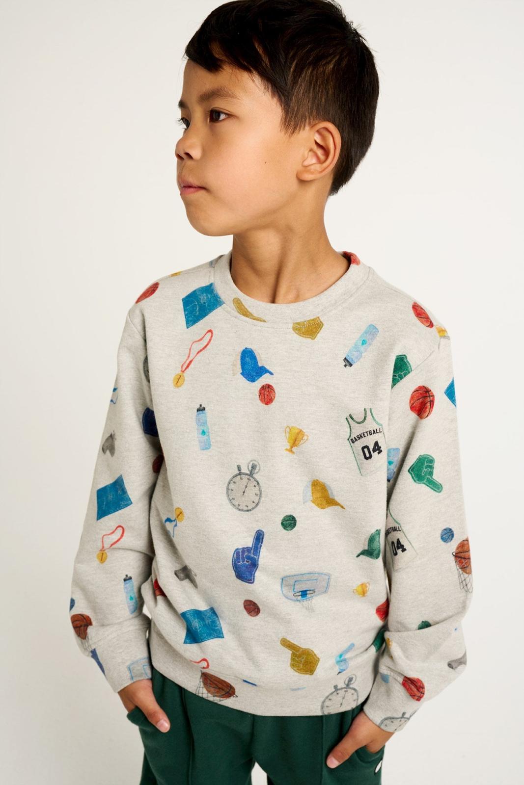 Sport Sweatshirt Boys Mid -Tumble 'n Dry