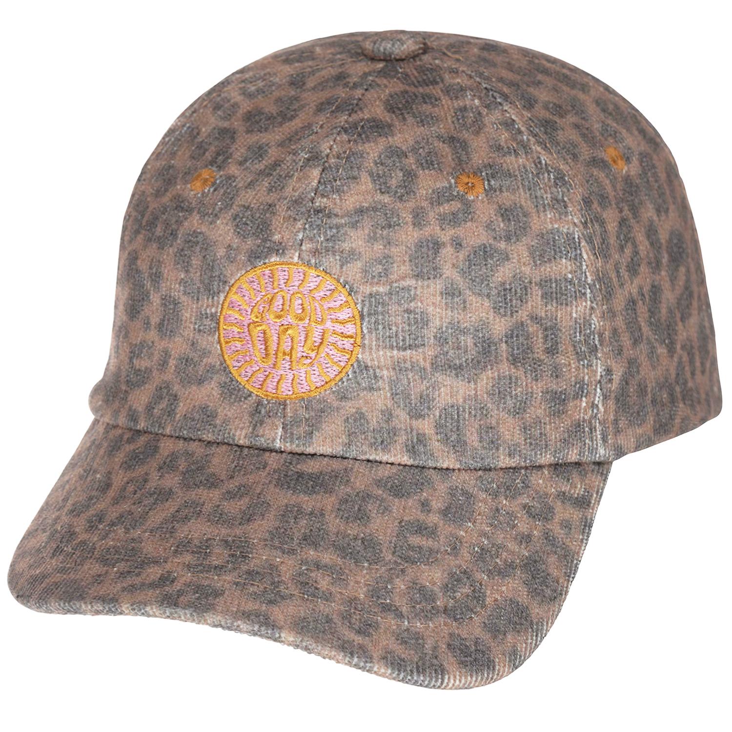 Corduroy Leopard Cap -Tumble 'n Dry