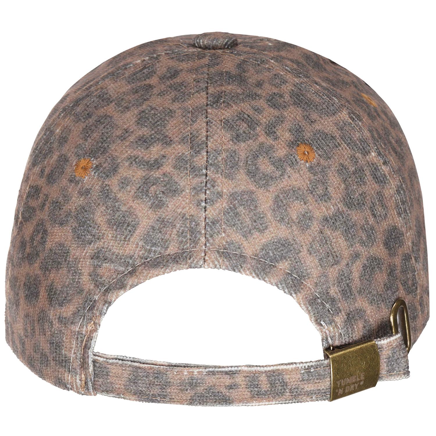Corduroy Leopard Cap -Tumble 'n Dry