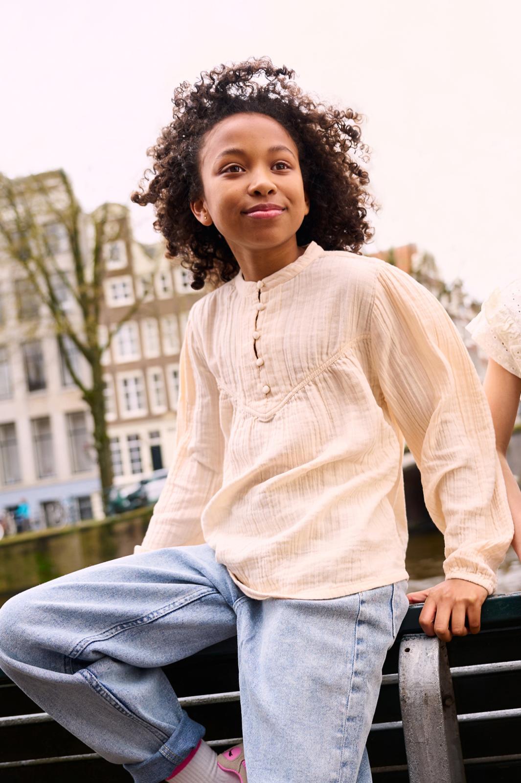 Chiara Blouse Girls -Tumble 'n Dry