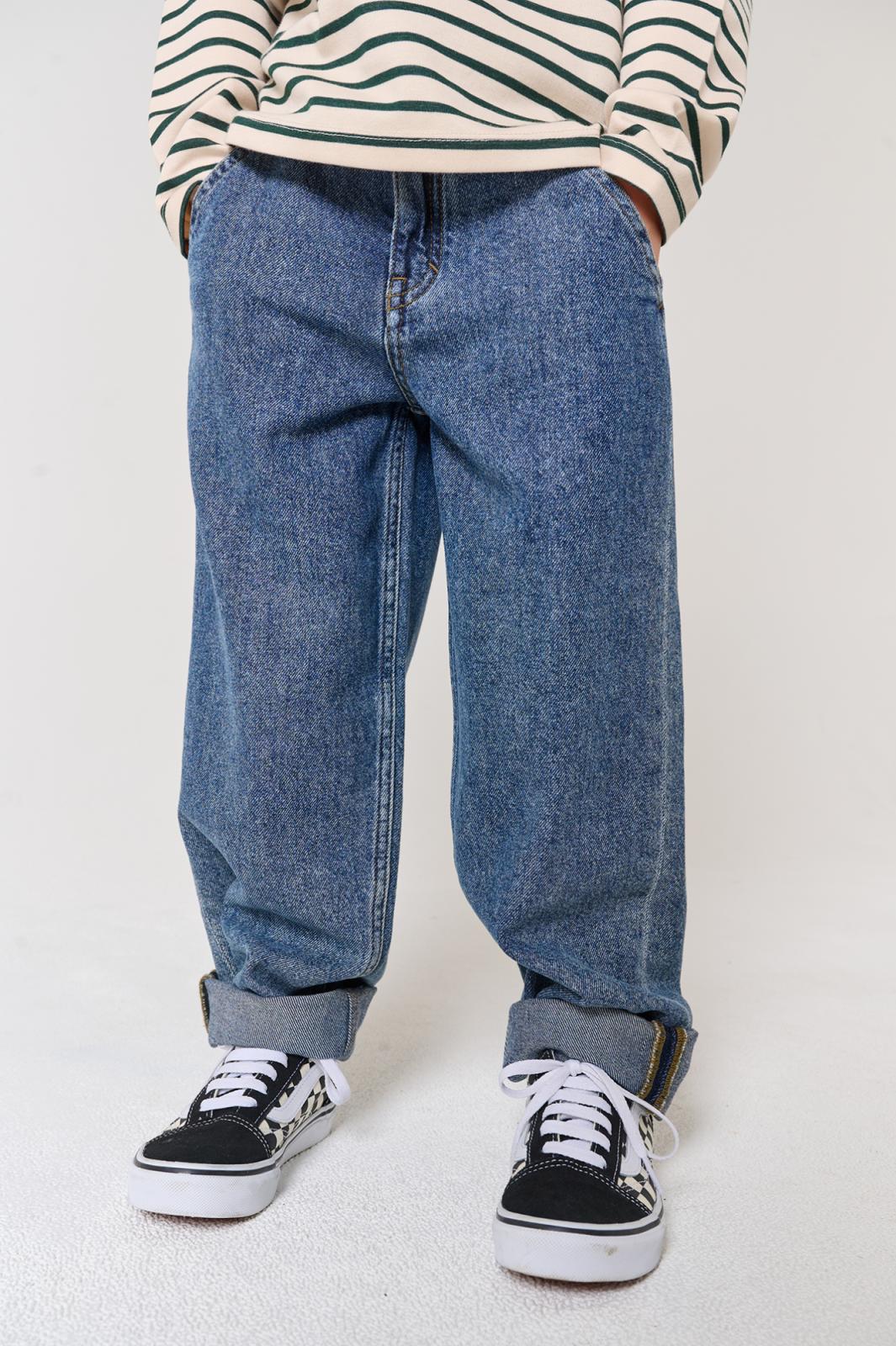 Jurre Blue Barrel Jeans -Tumble 'n Dry